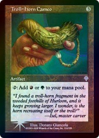 Troll Horn Cameo Foil Troll Horn Cameo Foil