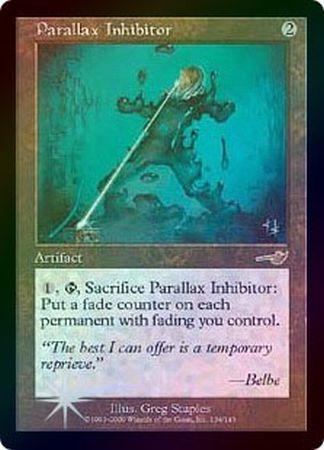 Parallax Inhibitor Foil Nemesis Foil Singles Parallax Inhibitor Foil Nemesis Foil Singles