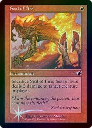 Seal of Fire Foil Nemesis Foil Singles Seal of Fire Foil Nemesis Foil Singles