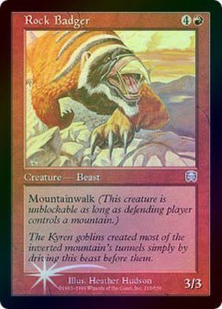 Rock Badger Foil Mercadian Masques Foil Singles Rock Badger Foil Mercadian Masques Foil Singles