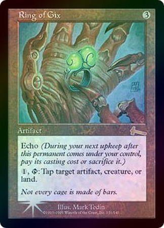 Ring of Gix Foil Urza s Legacy Foil Singles Ring of Gix Foil Urza s Legacy Foil Singles