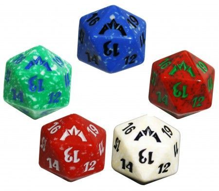 Gatecrash Set of 5 Spindown Life Counters MTG Dice Life Counters Tokens Gatecrash Set of 5 Spindown Life Counters MTG Dice Life Counters Tokens