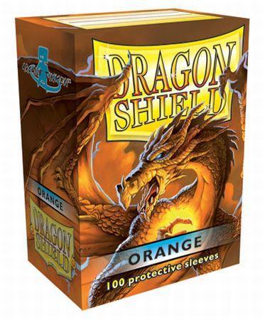 Dragon Shield Orange 100ct Standard Sized Sleeves AT 10013 Sleeves Dragon Shield Orange 100ct Standard Sized Sleeves AT 10013 Sleeves