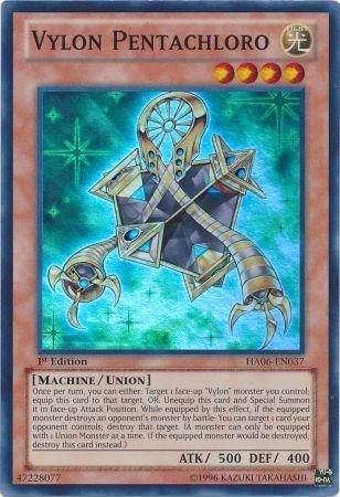 Vylon Pentachloro HA06 EN037 Super Rare 1st Edition Vylon Pentachloro HA06 EN037 Super Rare 1st Edition