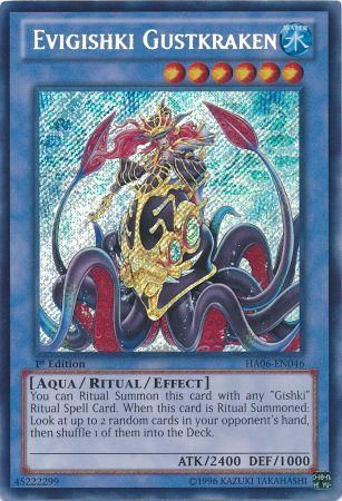 Evigishki Gustkraken HA06 EN046 Secret Rare 1st Edition Hidden Arsenal 6 Omega Xyz 1st Edition Singles Evigishki Gustkraken HA06 EN046 Secret Rare 1st Edition Hidden Arsenal 6 Omega Xyz 1st Edition Singles