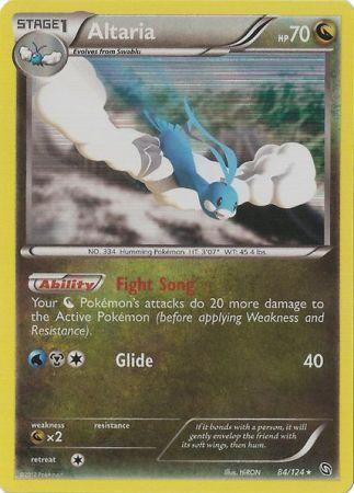 Altaria 84 124 Holo Rare Black White 6 Dragons Exalted Altaria 84 124 Holo Rare Black White 6 Dragons Exalted