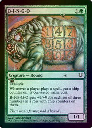 B I N G O Foil Unhinged Foil Singles B I N G O Foil Unhinged Foil Singles