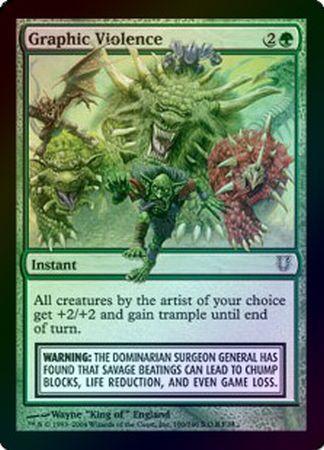 Graphic Violence Foil Unhinged Foil Singles Graphic Violence Foil Unhinged Foil Singles