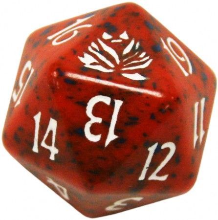 Black Lotus Red Spindown Life Counter MTG Dice Life Counters Tokens Black Lotus Red Spindown Life Counter MTG Dice Life Counters Tokens