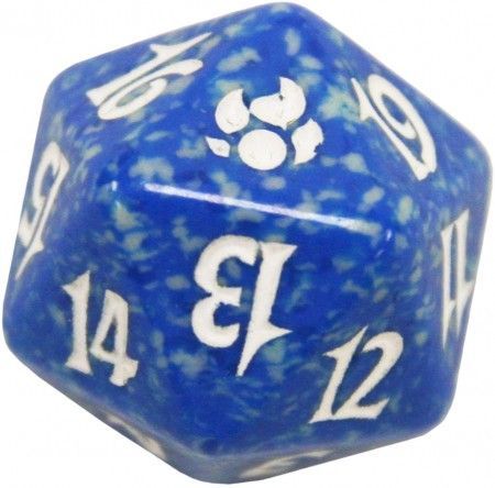 Morningtide Blue Spindown Life Counter MTG Dice Life Counters Tokens Morningtide Blue Spindown Life Counter MTG Dice Life Counters Tokens
