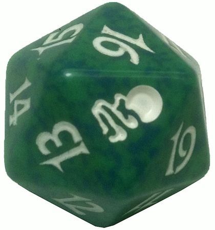 Odyssey Green Spindown Life Counter MTG Dice Life Counters Tokens Odyssey Green Spindown Life Counter MTG Dice Life Counters Tokens
