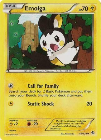 Emolga 45 124 Uncommon Black White 6 Dragons Exalted Emolga 45 124 Uncommon Black White 6 Dragons Exalted