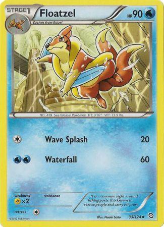 Floatzel 33 124 Uncommon Black White 6 Dragons Exalted Floatzel 33 124 Uncommon Black White 6 Dragons Exalted