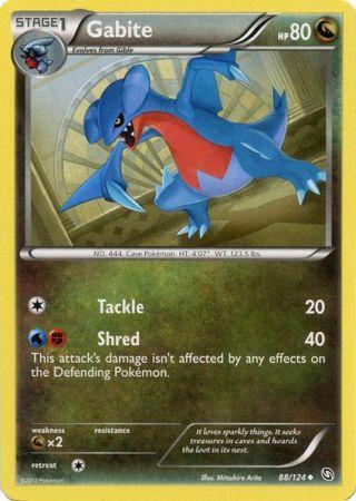 Gabite 88 124 Uncommon Black White 6 Dragons Exalted Gabite 88 124 Uncommon Black White 6 Dragons Exalted
