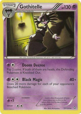 Gothitelle 57 124 Rare Black White 6 Dragons Exalted Gothitelle 57 124 Rare Black White 6 Dragons Exalted