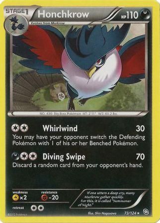 Honchkrow 73 124 Rare Honchkrow 73 124 Rare