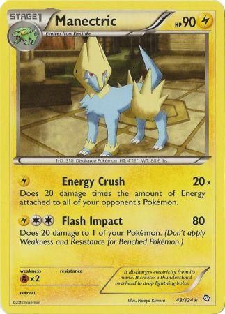 Manectric 43 124 Rare Manectric 43 124 Rare