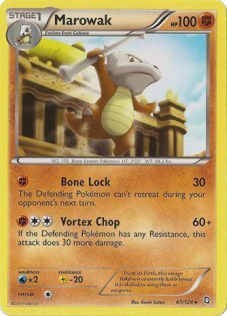 Marowak 61 124 Rare Black White 6 Dragons Exalted Marowak 61 124 Rare Black White 6 Dragons Exalted