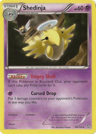 Shedinja 48 124 Rare Black White 6 Dragons Exalted Shedinja 48 124 Rare Black White 6 Dragons Exalted