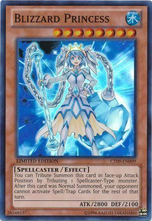 Blizzard Princess CT09 EN009 Super Rare Yu Gi Oh Promo Cards Blizzard Princess CT09 EN009 Super Rare Yu Gi Oh Promo Cards