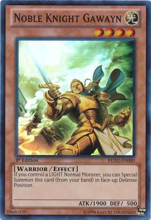 Noble Knight Gawayn REDU EN000 Super Rare 1st Edition Noble Knight Gawayn REDU EN000 Super Rare 1st Edition