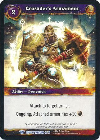 Crusader s Armament Aspects Treasure 16 75 Rare WoW Battle of the Aspects Treasure Pack Singles Crusader s Armament Aspects Treasure 16 75 Rare WoW Battle of the Aspects Treasure Pack Singles