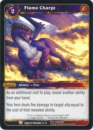 Flame Charge Aspects Treasure 12 75 Common Flame Charge Aspects Treasure 12 75 Common