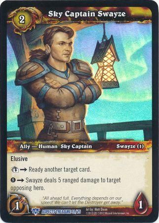 Sky Captain Swayze Aspects Treasure 51 75 Rare WoW Battle of the Aspects Treasure Pack Singles Sky Captain Swayze Aspects Treasure 51 75 Rare WoW Battle of the Aspects Treasure Pack Singles