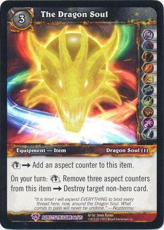 The Dragon Soul Aspects Treasure 66 75 Epic Rare WoW Battle of the Aspects Treasure Pack Singles The Dragon Soul Aspects Treasure 66 75 Epic Rare WoW Battle of the Aspects Treasure Pack Singles