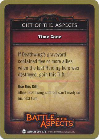 Time Zone Aspects Gift 7 8 Common WoW Battle of the Aspects Raid Deck Singles Time Zone Aspects Gift 7 8 Common WoW Battle of the Aspects Raid Deck Singles