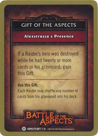 Alexstrasza s Presence Aspects Gift 1 8 Common WoW Battle of the Aspects Raid Deck Singles Alexstrasza s Presence Aspects Gift 1 8 Common WoW Battle of the Aspects Raid Deck Singles