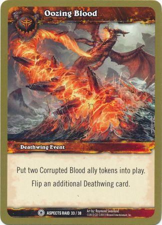 Oozing Blood Aspects Raid 33 38 Common Oozing Blood Aspects Raid 33 38 Common