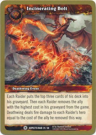Incinerating Bolt Aspects Raid 31 38 Common WoW Battle of the Aspects Raid Deck Singles Incinerating Bolt Aspects Raid 31 38 Common WoW Battle of the Aspects Raid Deck Singles