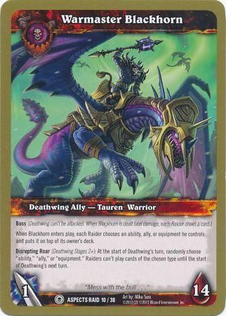 Warmaster Blackhorn Aspects Raid 10 38 Common WoW Battle of the Aspects Raid Deck Singles Warmaster Blackhorn Aspects Raid 10 38 Common WoW Battle of the Aspects Raid Deck Singles