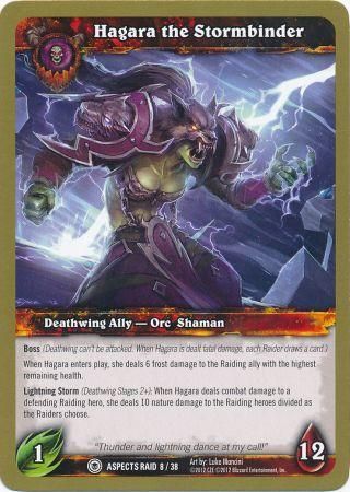 Hagara the Stormbinder Aspects Raid 8 38 Common WoW Battle of the Aspects Raid Deck Singles Hagara the Stormbinder Aspects Raid 8 38 Common WoW Battle of the Aspects Raid Deck Singles
