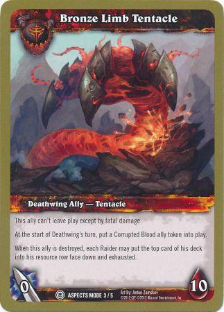 Bronze Limb Tentacle Aspects Mode 3 5 Common WoW Battle of the Aspects Raid Deck Singles Bronze Limb Tentacle Aspects Mode 3 5 Common WoW Battle of the Aspects Raid Deck Singles
