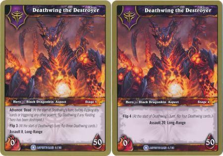 Deathwing the Destroyer Stage 3 4 Aspects Raid 3 4 5 Oversized Raid Boss WoW Battle of the Aspects Raid Deck Singles Deathwing the Destroyer Stage 3 4 Aspects Raid 3 4 5 Oversized Raid Boss WoW Battle of the Aspects Raid Deck Singles