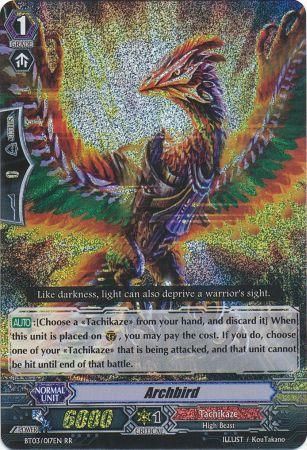 Archbird BT03 017EN Double Rare RR Vol 3 Demonic Lord Invasion Singles Archbird BT03 017EN Double Rare RR Vol 3 Demonic Lord Invasion Singles