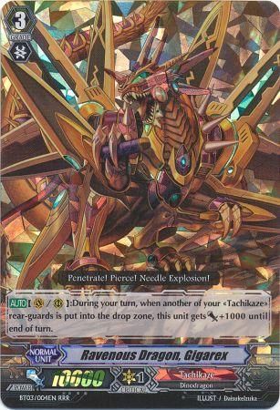 Ravenous Dragon Gigarex BT03 004EN Triple Rare RRR Vol 3 Demonic Lord Invasion Singles Ravenous Dragon Gigarex BT03 004EN Triple Rare RRR Vol 3 Demonic Lord Invasion Singles
