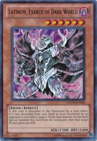 Latinum Exarch of Dark World PHSW EN085 Ultra Rare Unlimited Latinum Exarch of Dark World PHSW EN085 Ultra Rare Unlimited