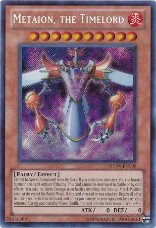 Metaion the Timelord PHSW EN098 Secret Rare Unlimited Metaion the Timelord PHSW EN098 Secret Rare Unlimited