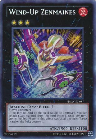 Wind Up Zenmaines PHSW EN087 Secret Rare Unlimited Wind Up Zenmaines PHSW EN087 Secret Rare Unlimited