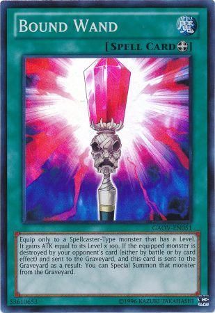 Bound Wand GAOV EN051 Super Rare Unlimited Galactic Overlord Unlimited Singles Bound Wand GAOV EN051 Super Rare Unlimited Galactic Overlord Unlimited Singles