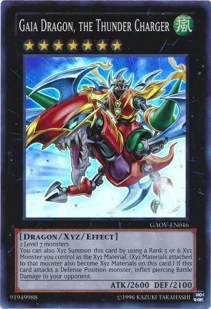 Gaia Dragon the Thunder Charger GAOV EN046 Super Rare Unlimited Gaia Dragon the Thunder Charger GAOV EN046 Super Rare Unlimited