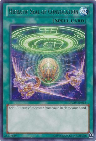 Hieratic Seal of Convocation GAOV EN056 Rare Unlimited Hieratic Seal of Convocation GAOV EN056 Rare Unlimited