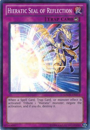 Hieratic Seal of Reflection GAOV EN072 Super Rare Unlimited Hieratic Seal of Reflection GAOV EN072 Super Rare Unlimited