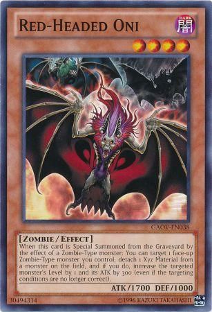 Red Headed Oni GAOV EN038 Common Unlimited Galactic Overlord Unlimited Singles Red Headed Oni GAOV EN038 Common Unlimited Galactic Overlord Unlimited Singles