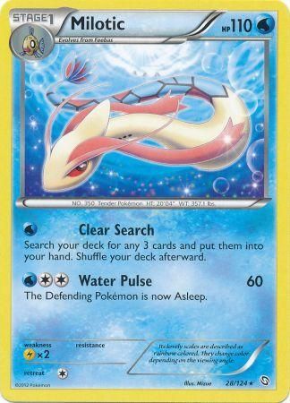 Milotic 28 124 Rare Theme Deck Exclusive Pokemon Theme Deck Exclusives Milotic 28 124 Rare Theme Deck Exclusive Pokemon Theme Deck Exclusives