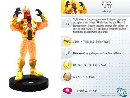 Fury 021 Justice League New 52 DC Heroclix Fury 021 Justice League New 52 DC Heroclix