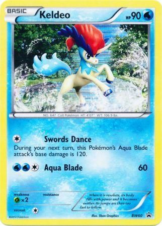 Keldeo BW60 Holo Promo Pokemon Black White Promos Keldeo BW60 Holo Promo Pokemon Black White Promos